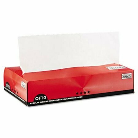 BAGCRAFT Qf10 Interfolded Dry Wax Paper, 10 X 10 1/4, White, 12PK 011010